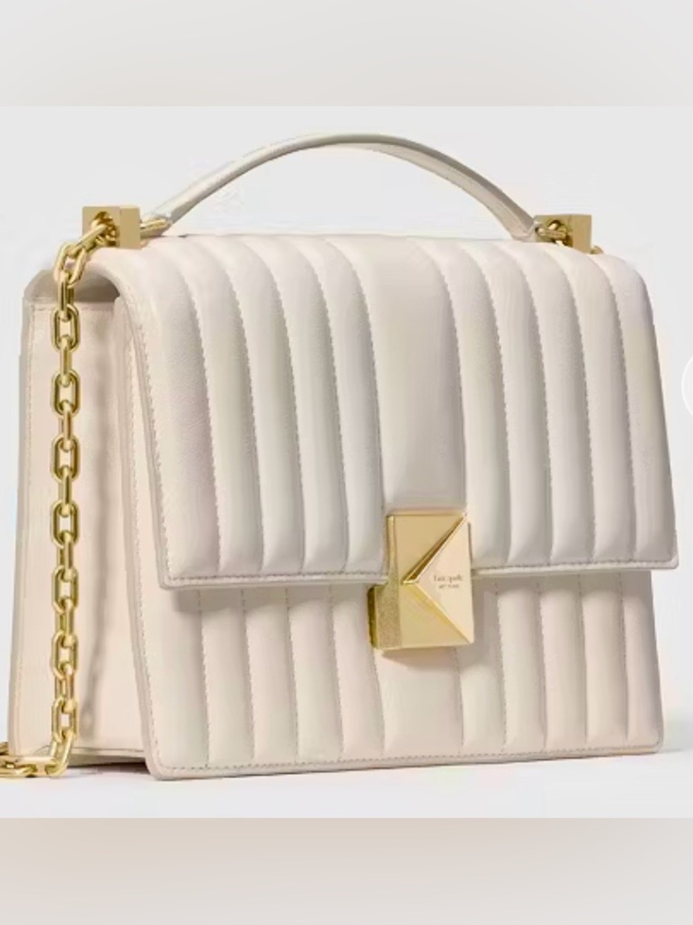 Kate Spade Deco Quilted Chain Bag. NEW